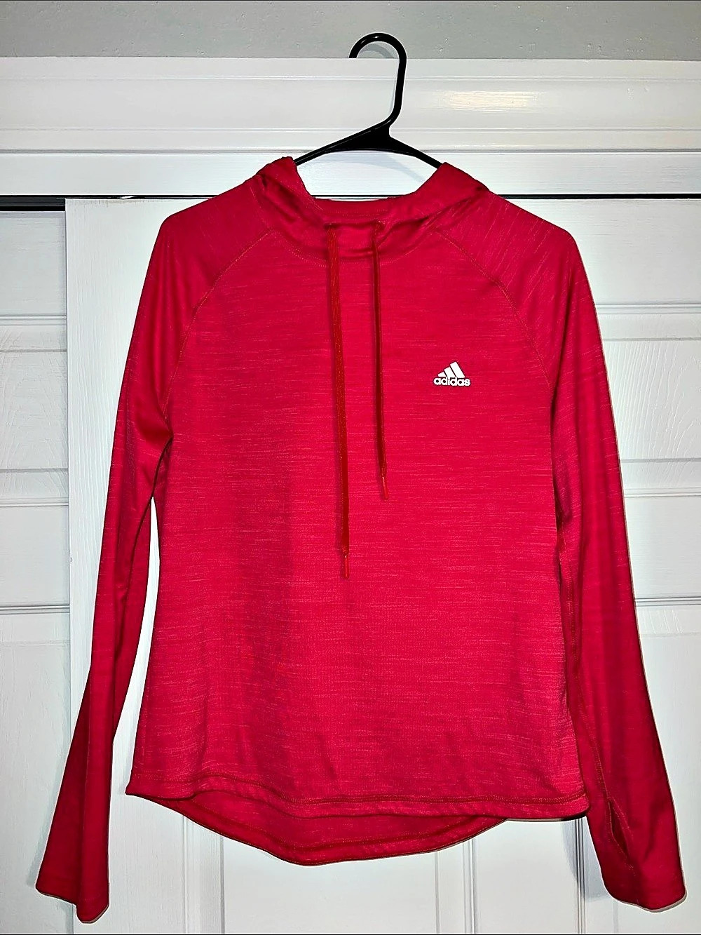 adidas Women's Hoodie Pink Size Medium Like New